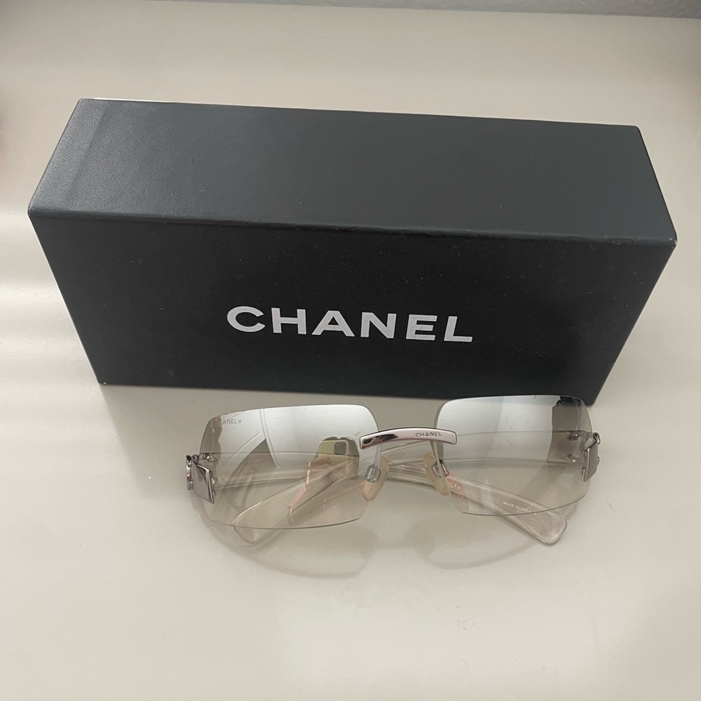 Vintage Chanel Clear Sunglasses
